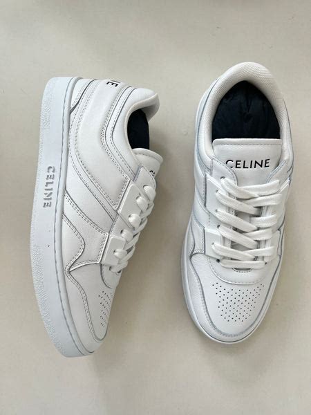 celine trainer low|Celine trainers in calfskin.